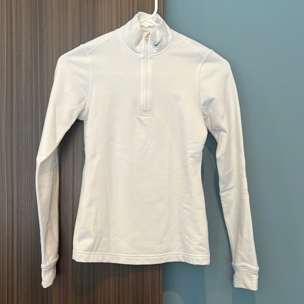 Nike Dry-fit Quarter-Zip Fleece-lined Sweater